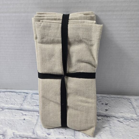 NWT Sur la Table Set of 4 Embroidered Eiffel Tower Paris Napkins Cotton 19 inch - Picture 7 of 8